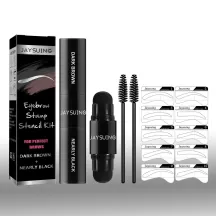 Jaysuing Eyebrow Stamp Stencil Kit