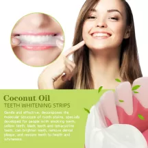 Teeth Whitening Stickers Cocoanut Oil