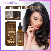 Jaysuing Anti White Hair Spray Hair Growth Black Repair Serum