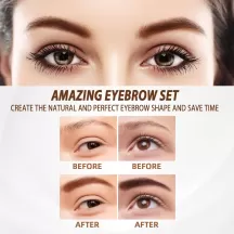 Jaysuing Eyebrow Stamp Stencil Kit for Bushy Eyebrows