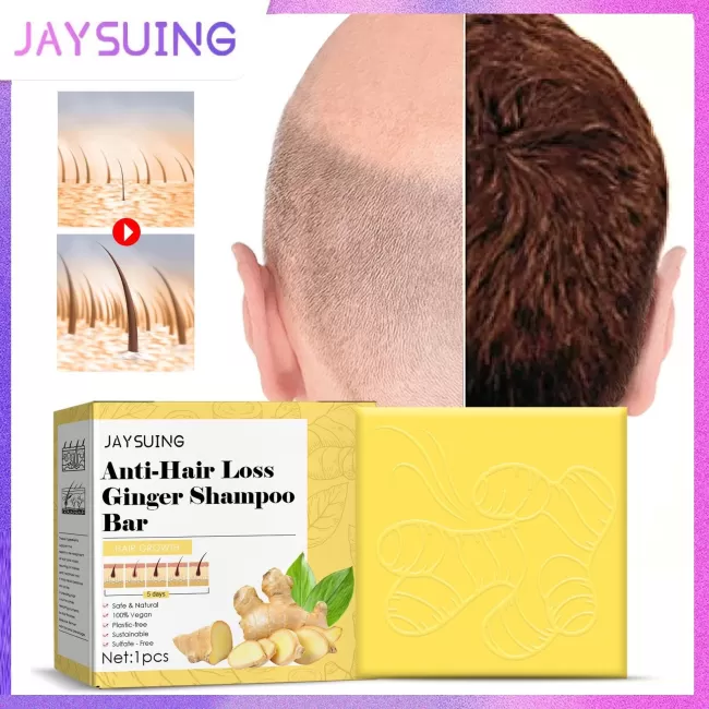 Jaysuing Anti-Hair Loss Ginger Shampoo Bar