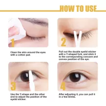 Jaysuing Invisible Eyelid Sticker Self-Adhesive