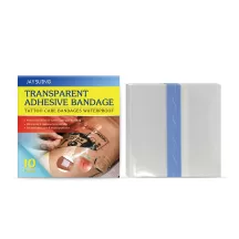 Jaysuing Transparent Adhesive Bandage Tattoo Care Bandages Waterproof