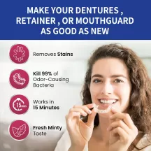 Jaysuing Denture Cleansing Tablet Remove