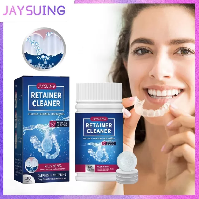 Jaysuing Denture Cleansing Tablet Remove